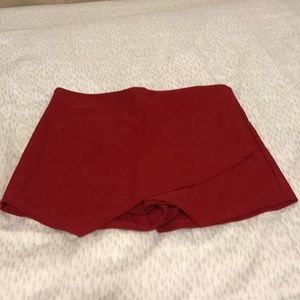 Red envelope skort
